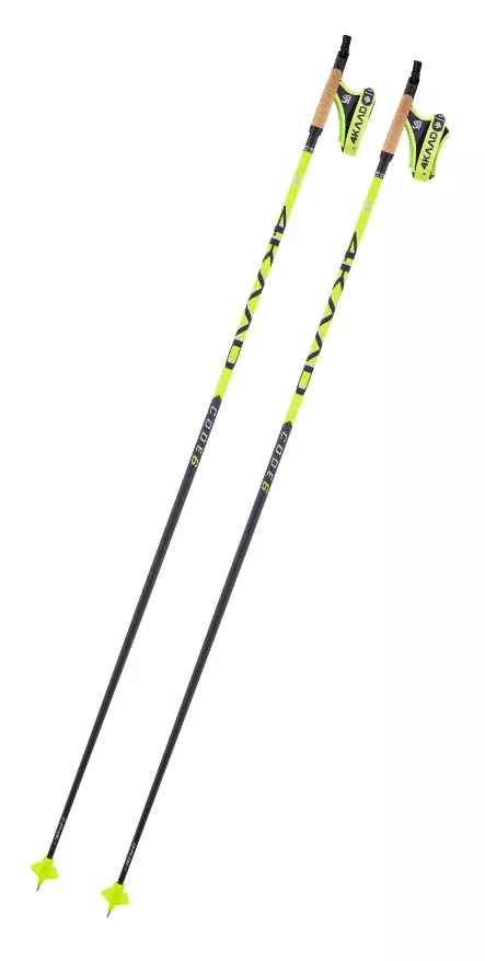 4KAAD CODE 6 YELLOW/BLK - Hiihtosauvat - D4370 - 2