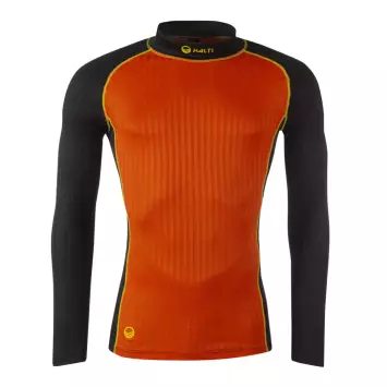 Halti Avion Light Shirt M Orange/blk - Miesten alusasut - ZZZ0012670 - 1