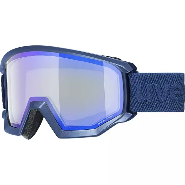 UVEX ATHLETIC FM NAVY MATT/BLUE MIRROR - Laskettelulasit - ZZZ0009410 - 1