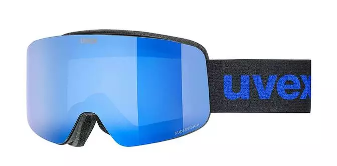 UVEX PWDR FM black mat DL/miirror blue-c - Laskettelulasit - ZZZ0014670 - 1