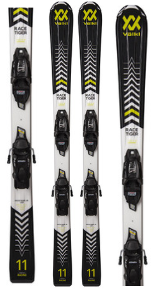 VÖLKL RACETIGER JUNIORI + MARKER SIDE 21 - Laskettelusukset - ZZZ0007700 - 1