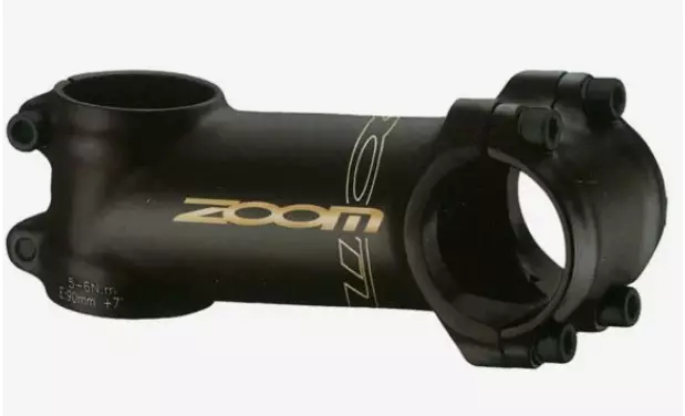 Zoom 90mm/31,8 7ast alumiini musta - Pyöräilytarvikkeet - ZZZ0011190 - 1