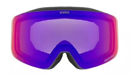 UVEX PWDR FM black mat DL/mirror ruby-cl - Laskettelulasit - ZZZ0014671 - 2