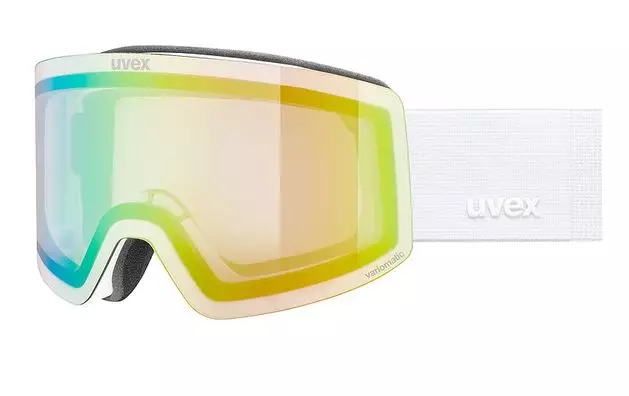UVEX PROVOQE V white mat DL/mirror green - Laskettelulasit - ZZZ0014661 - 1