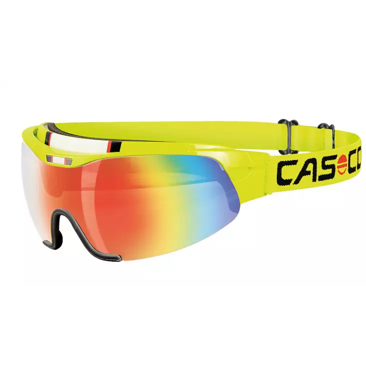 CASCO SPIRIT CARBON YELLOW-RAINBOW - Urheilulasit - D4711 - 1