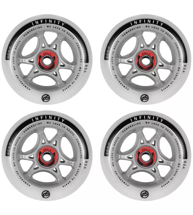POWERSLIDE Infinity 90mm/85A+ abec9 - Rullaluistimien varaosat - ZZZ0012371 - 1
