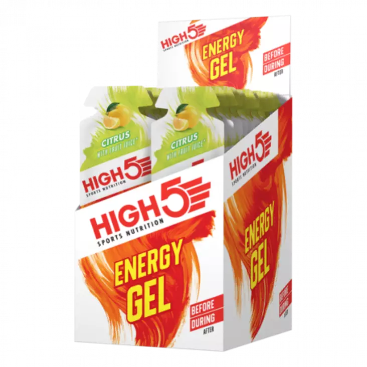 HIGH5 ENERGY GEL CITRUS 20x40G - Urheiluravinteet - M74 - 1