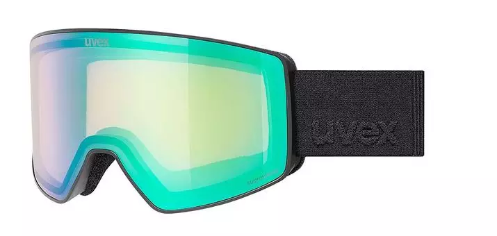 UVEX SCENIC FM black mat DL/mirror green - Laskettelulasit - ZZZ0014665 - 1