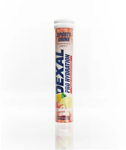 DEXAL PRO HYDRATION STRAWBERRY-LEMON+MAG - Urheiluravinteet - M65 - 2
