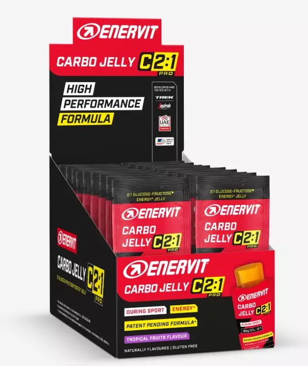 Enervit C2:1 Jelly Tropical 20x50g Box - Urheiluravinteet - ZZZ0013985 - 1