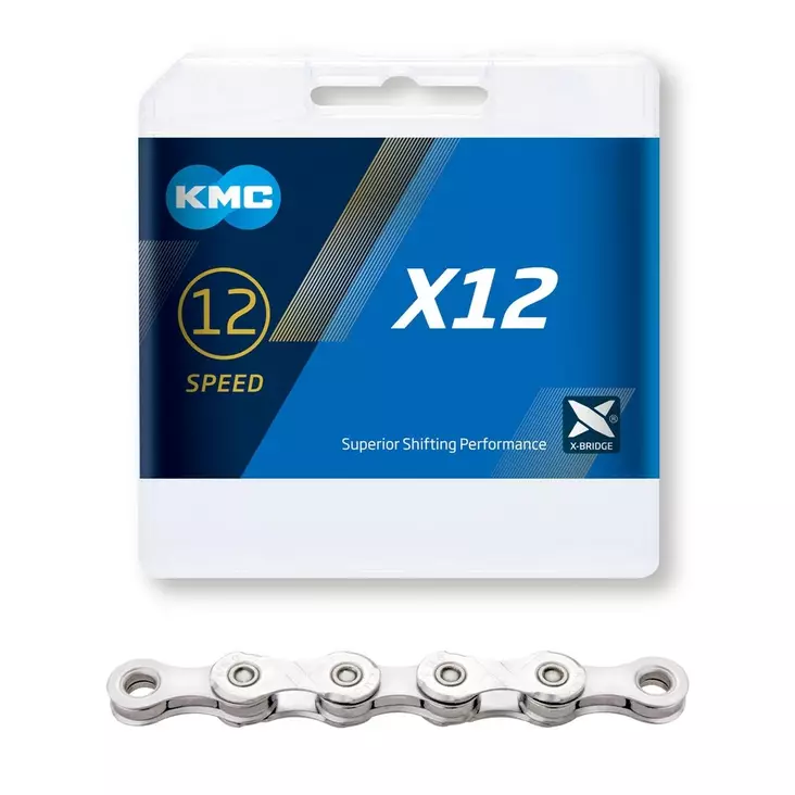 KMC X12 Silver 1/2x11/128" - Pyörän varaosat - F625 - 1