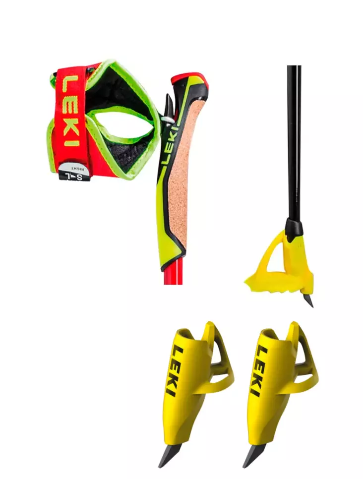 LEKI PRC 750 RED ROLLER +sommat - Rullahiihtosauvat - ZZZ0012175 - 2