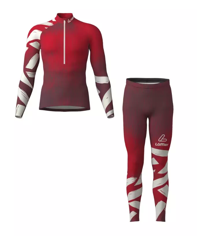 LÖFFLER M RACESUITE PRO 26 Red - Miesten hiihtotakit ja housut - ZZZ0014445 - 1