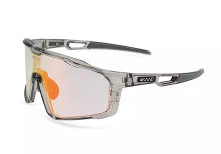 4KAAD SOLAYNE GREY CLEAR Photo red - Urheilulasit - ZZZ0013056 - 1