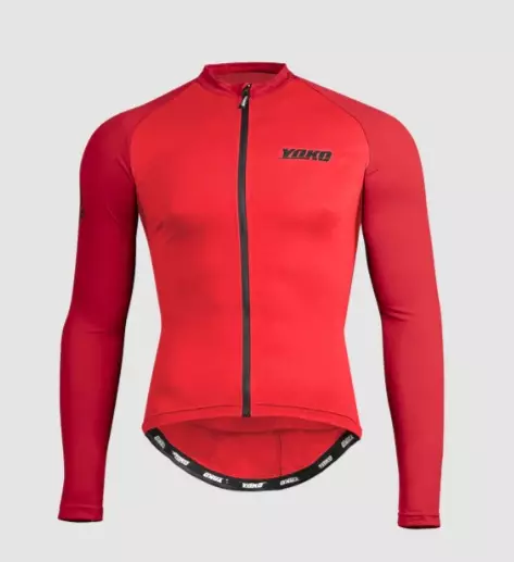 YOKO SPEED LS JERSEY RED - Miesten pyöräily asut - ZZZ0014036 - 1