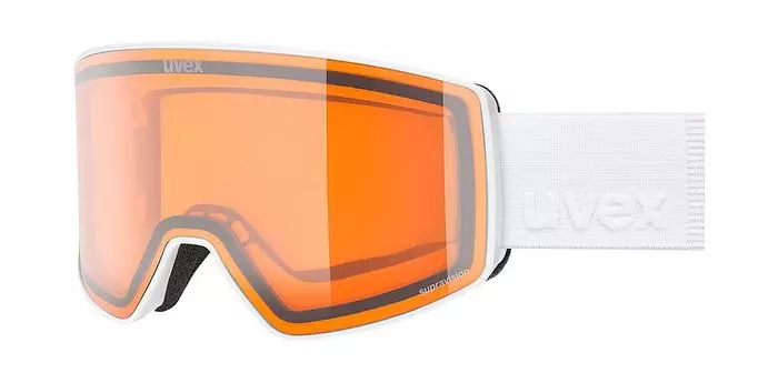 UVEX SCENIC LG white mat DL orange-clear - Laskettelulasit - ZZZ0014667 - 1