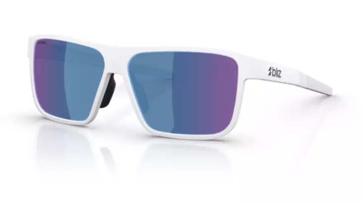 BLIZ A008 MATTE WHITE BLUE - Urheilulasit - ZZZ0013778 - 1