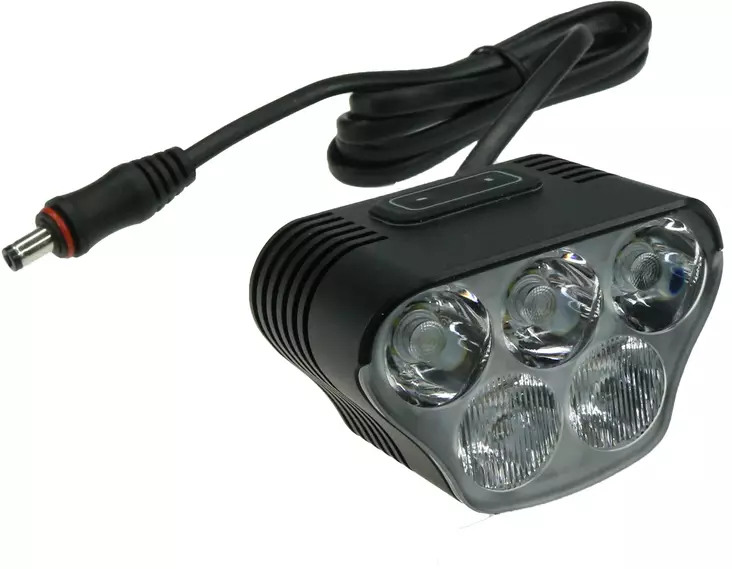 HALO OMEGA 5000LM AKKUVALO MUSTA - Pyöräilytarvikkeet - ZZZ0011858 - 1