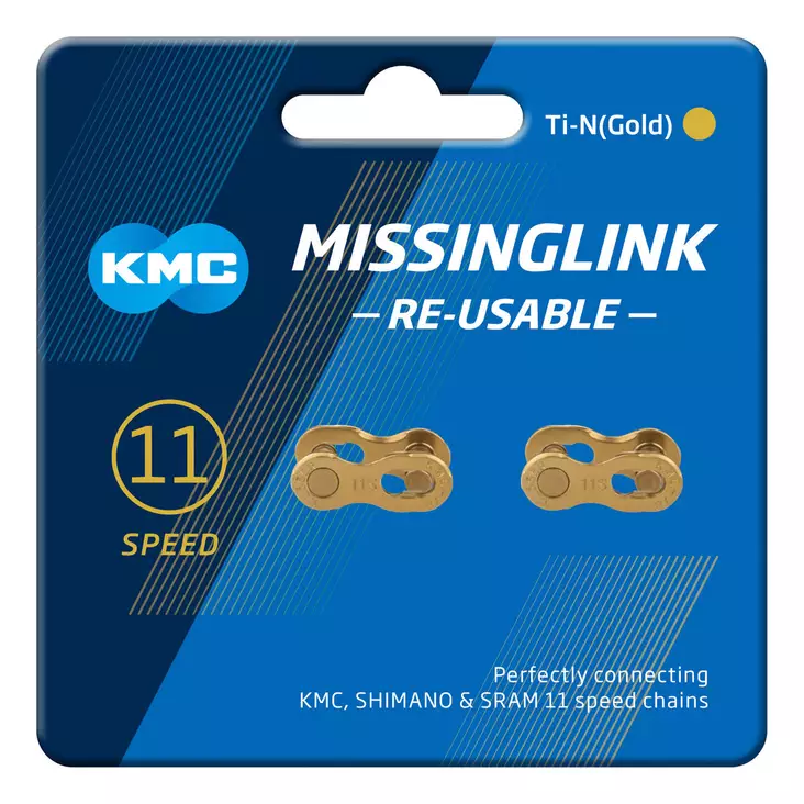 KMC MISSINGLINK 11R Ti-n gold 2 kpl - Pyörän varaosat - ZZZ0006698 - 1