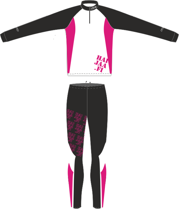 YOKO-HAIJAA.FI W BLK-WHT-FUKSIA - Kilpa-asut - ZZZ0008068 - 1