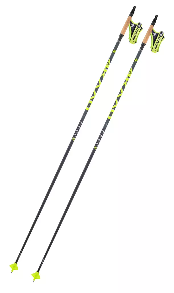 4KAAD CODE 9 BLK-YELLOW - Hiihtosauvat - D4369 - 2