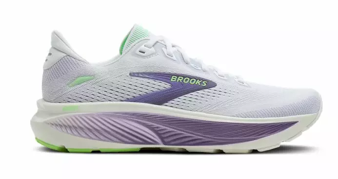 BROOKS GHOST 18 W white-Purple hede-Gree - Urheilukengät - ZZZ0014029 - 1