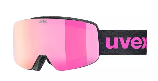 UVEX PWDR FM black mat DL/mirror pink-cl - Laskettelulasit - ZZZ0014669 - 1