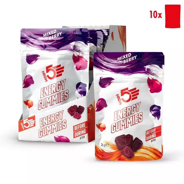 HIGH5 ENERGY CUMMIES 10x26 g - Urheiluravinteet - ZZZ0010789 - 1